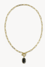 KENDRA SCOTT Elisa Enamel Link Chain Necklace in Gold