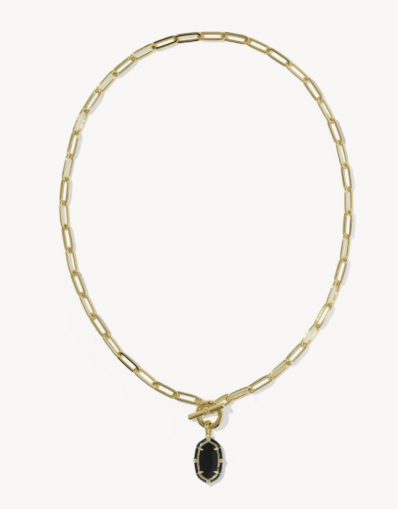 KENDRA SCOTT Elisa Enamel Link Chain Necklace in Gold