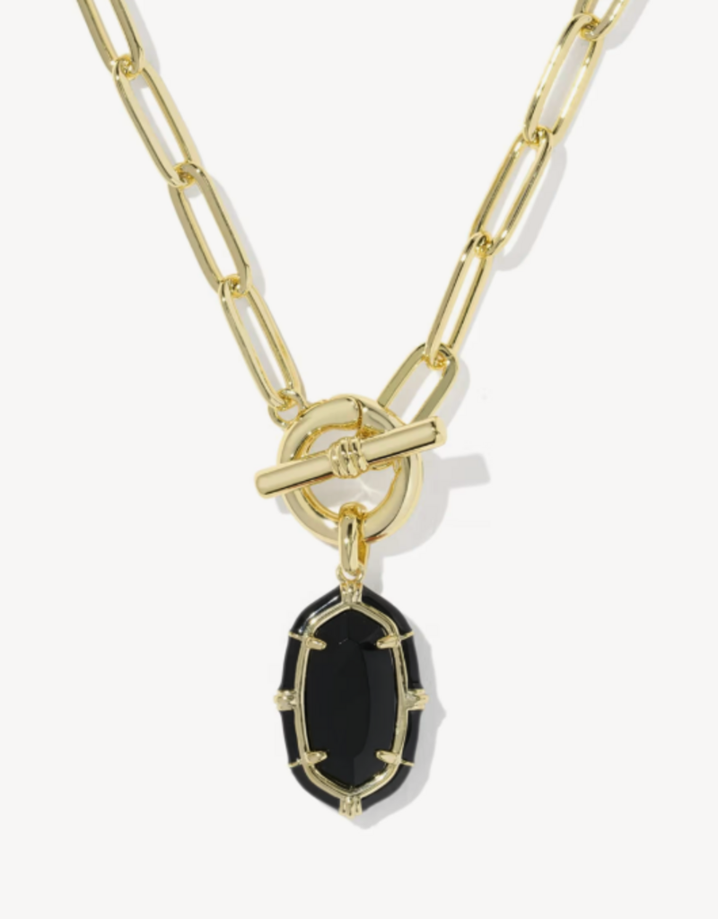 KENDRA SCOTT Elisa Enamel Link Chain Necklace in Gold