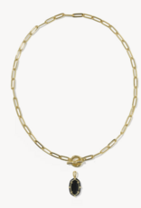 KENDRA SCOTT Elisa Enamel Link Chain Necklace in Gold