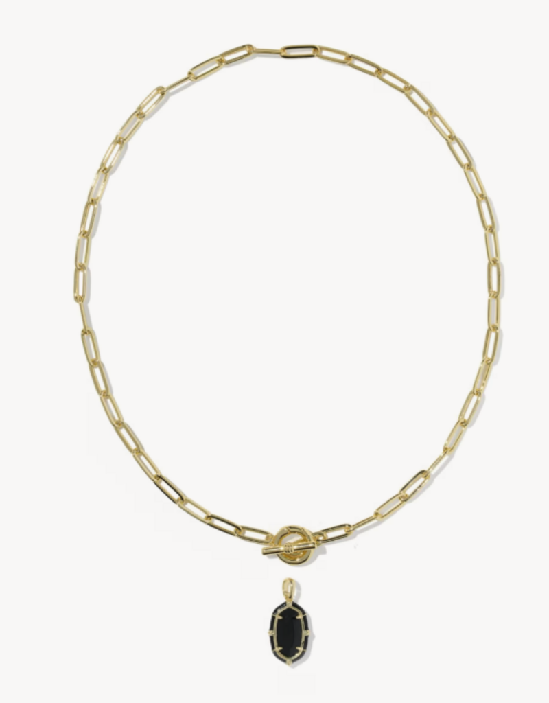 KENDRA SCOTT Elisa Enamel Link Chain Necklace in Gold
