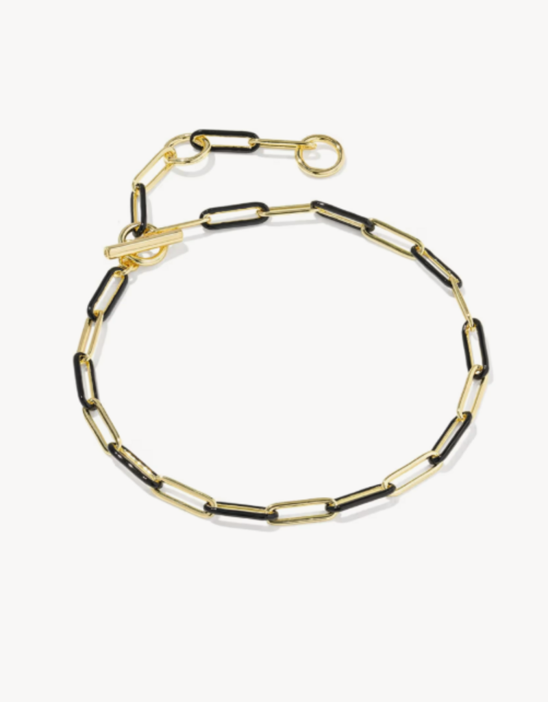 KENDRA SCOTT Courtney Enamel Link Bracelet in Gold