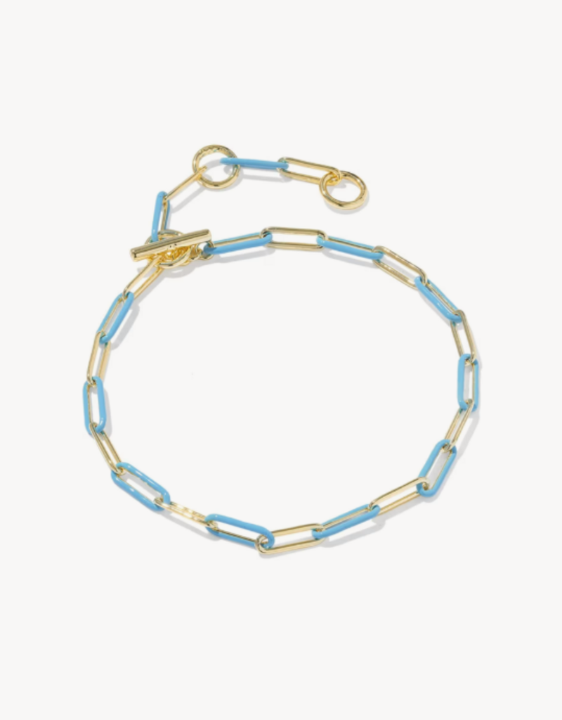 KENDRA SCOTT Courtney Enamel Link Bracelet in Gold
