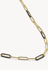 KENDRA SCOTT Courtney Enamel Link Necklace in Gold
