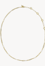 KENDRA SCOTT Courtney Enamel Link Necklace in Gold