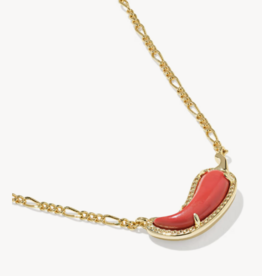 KENDRA SCOTT Chili Pepper Pendant Necklace in Red