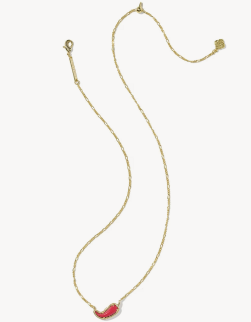 KENDRA SCOTT Chili Pepper Pendant Necklace in Red