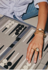 KENDRA SCOTT Tiger Stripe Daphne Cocktail Ring in Gold