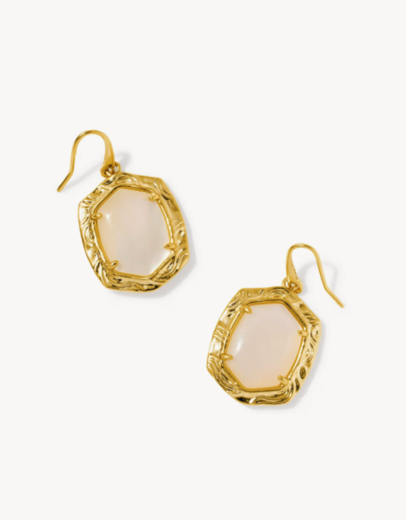 KENDRA SCOTT Tiger Stripe Daphne Drop Earrings in Gold
