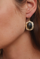 KENDRA SCOTT Tiger Stripe Daphne Drop Earrings in Gold