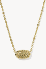 KENDRA SCOTT Tiger Stripe Daphne Elisa Necklace in Gold