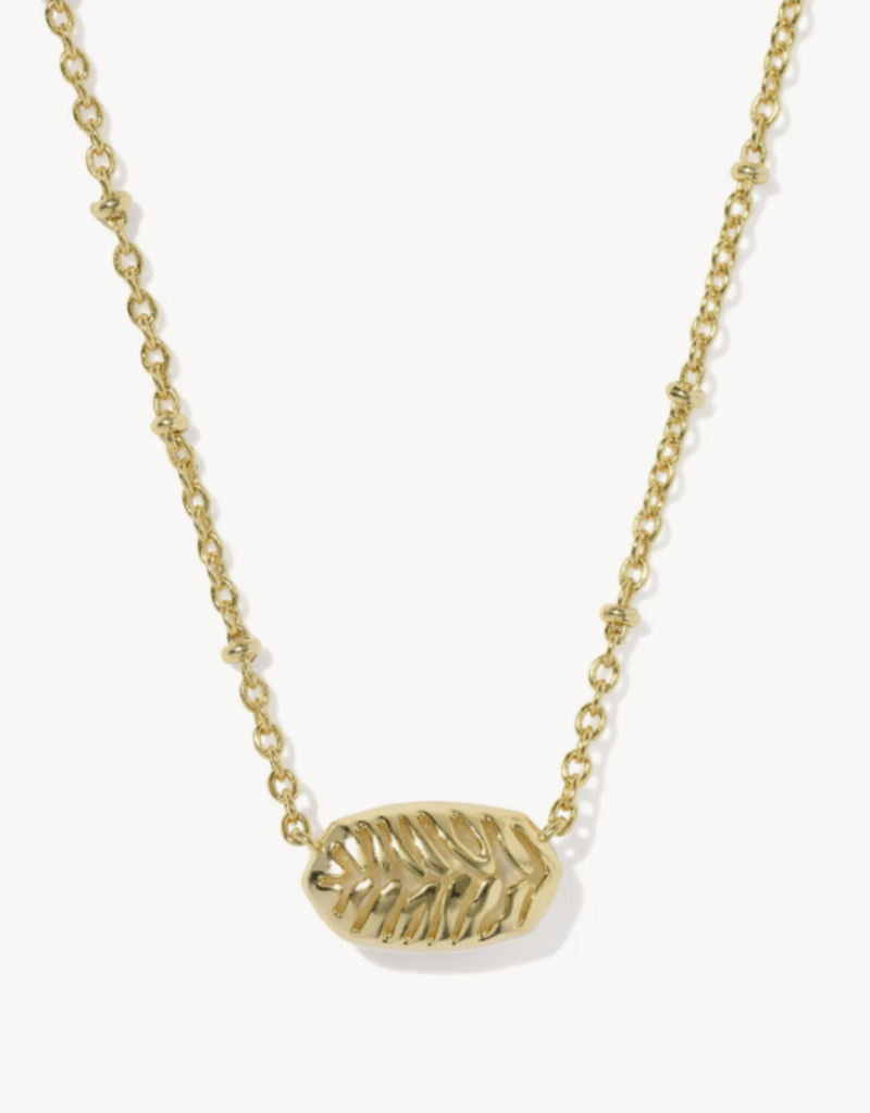 KENDRA SCOTT Tiger Stripe Daphne Elisa Necklace in Gold