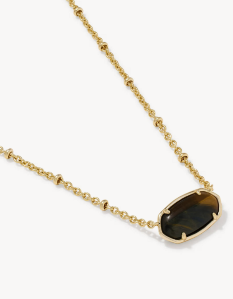 KENDRA SCOTT Tiger Stripe Daphne Elisa Necklace in Gold