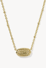 KENDRA SCOTT Tiger Stripe Daphne Elisa Necklace in Gold