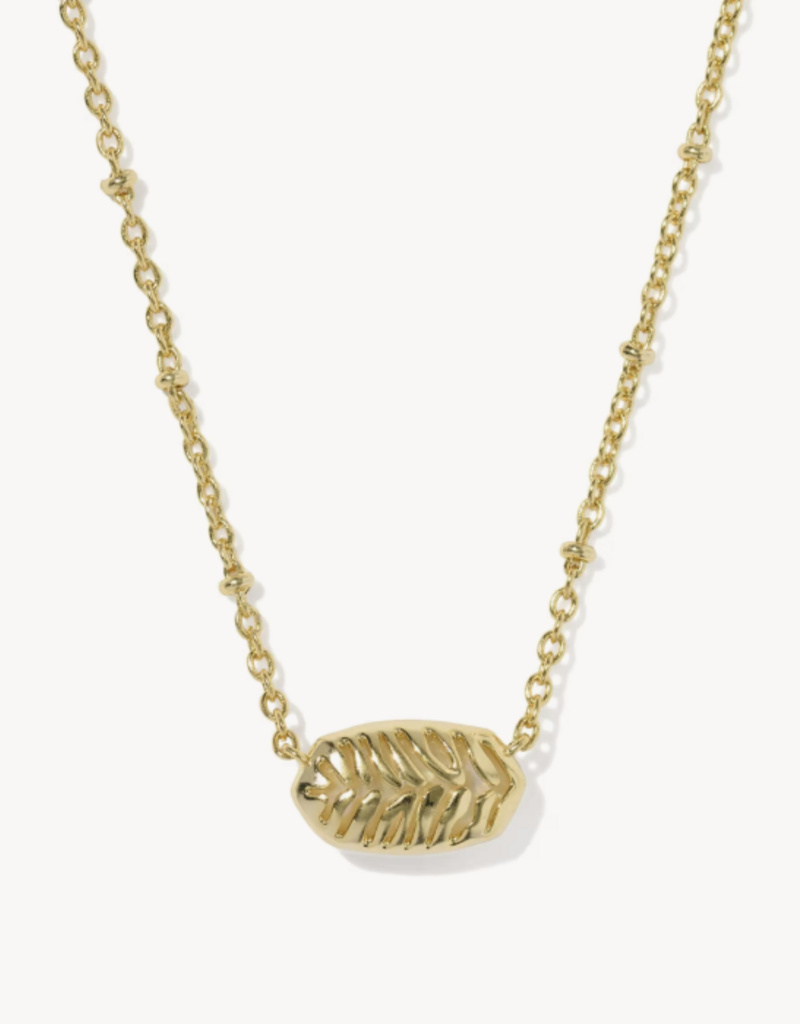 KENDRA SCOTT Tiger Stripe Daphne Elisa Necklace in Gold
