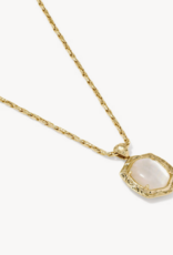 KENDRA SCOTT Tiger Stripe Daphne Long Necklace in Gold