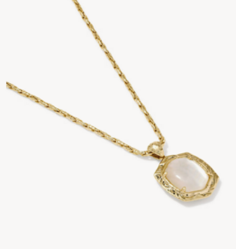 KENDRA SCOTT Tiger Stripe Daphne Long Necklace in Gold