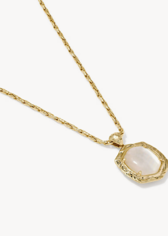 KENDRA SCOTT Tiger Stripe Daphne Long Necklace in Gold