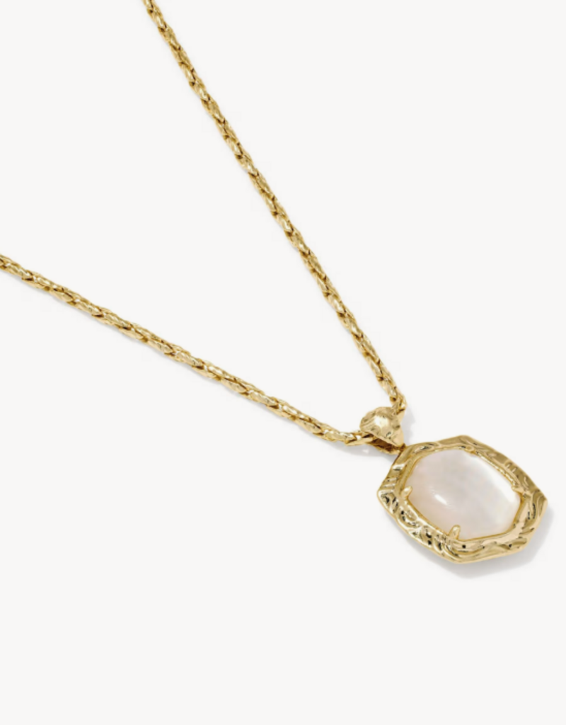 KENDRA SCOTT Tiger Stripe Daphne Long Necklace in Gold