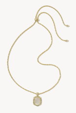 KENDRA SCOTT Tiger Stripe Daphne Long Necklace in Gold