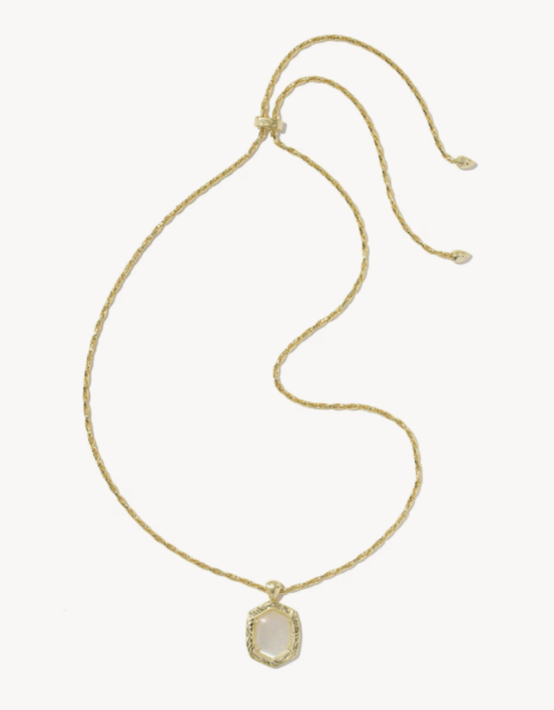 KENDRA SCOTT Tiger Stripe Daphne Long Necklace in Gold