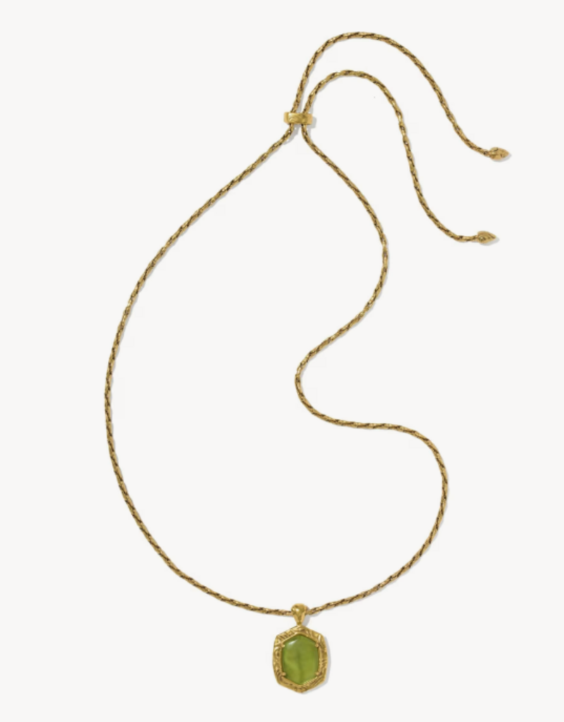 KENDRA SCOTT Tiger Stripe Daphne Long Necklace in Gold