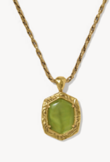 KENDRA SCOTT Tiger Stripe Daphne Long Necklace in Gold