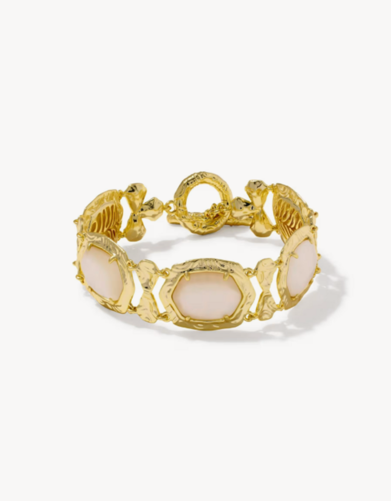 KENDRA SCOTT Tiger Stripe Daphne Statement Bracelet in Gold