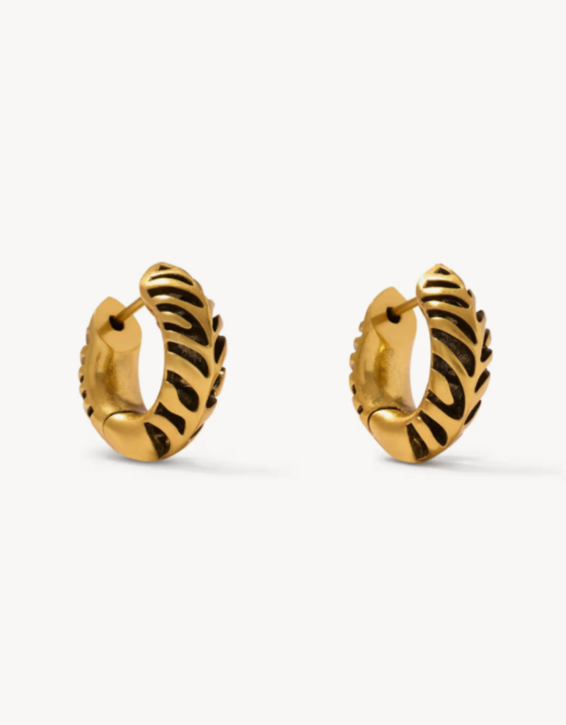 KENDRA SCOTT Tiger Stripe Mikkie Huggie