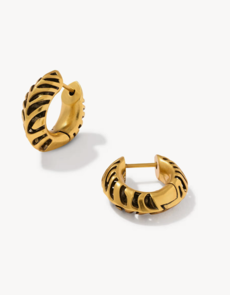 KENDRA SCOTT Tiger Stripe Mikkie Huggie