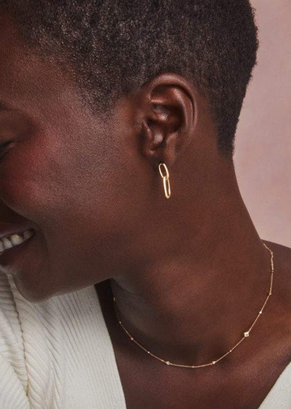 KENDRA SCOTT Danielle Interlock Drop Earrings