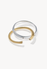 KENDRA SCOTT Alani Ring Set in Mixed Metals