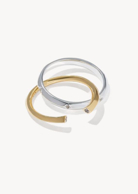 KENDRA SCOTT Alani Ring Set in Mixed Metals