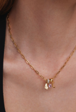 KENDRA SCOTT Pave Spacer Charm in White Topaz