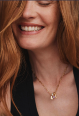 KENDRA SCOTT Pave Spacer Charm in White Topaz