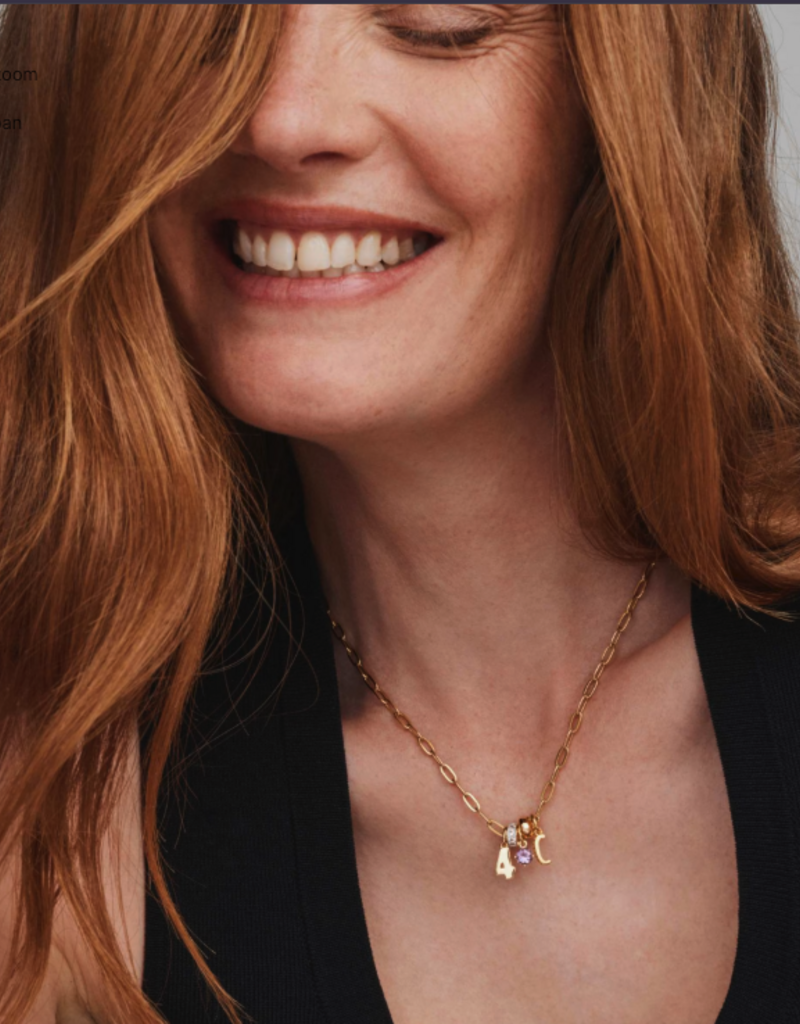 KENDRA SCOTT Pave Spacer Charm in White Topaz