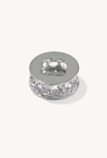 KENDRA SCOTT Pave Spacer Charm in White Topaz