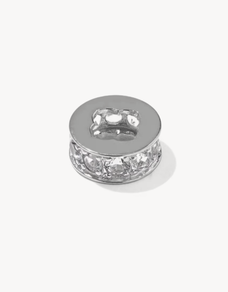 KENDRA SCOTT Pave Spacer Charm in White Topaz