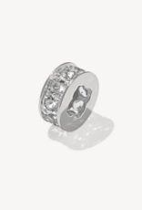 KENDRA SCOTT Pave Spacer Charm in White Topaz