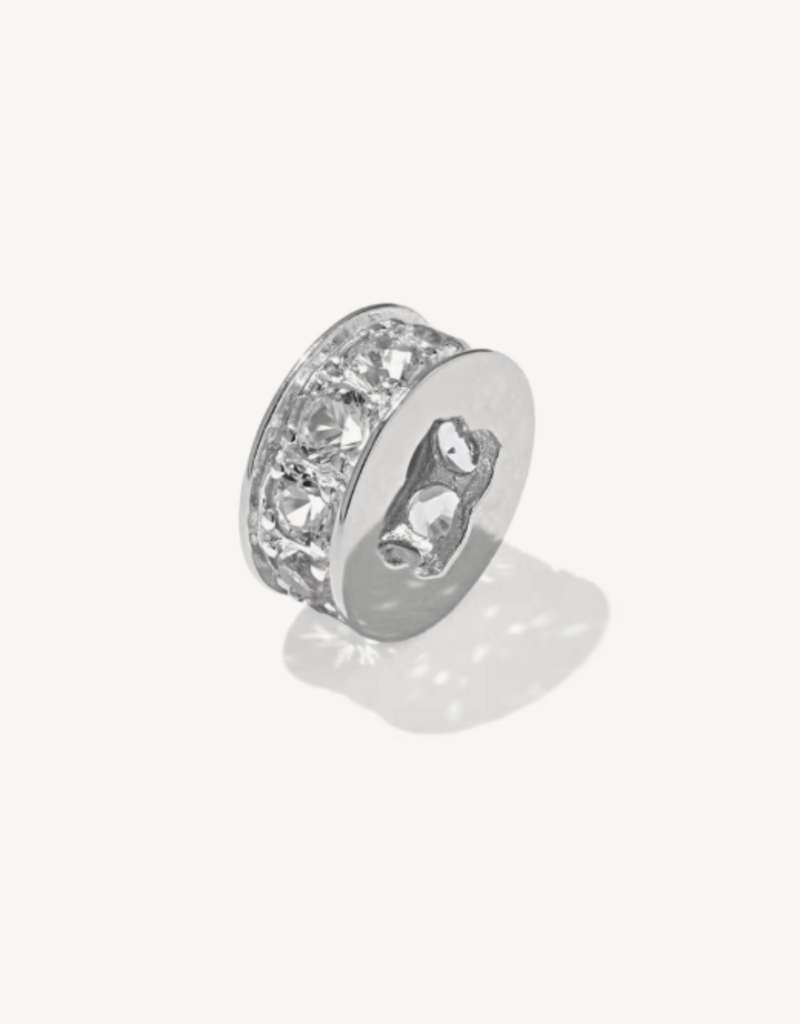 KENDRA SCOTT Pave Spacer Charm in White Topaz