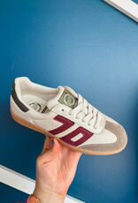 J.HOFFMAN'S Cloud Sneaker in Butter/ Wine
