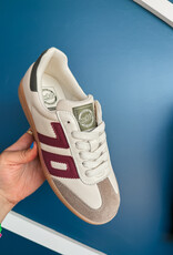 J.HOFFMAN'S Cloud Sneaker in Butter/ Wine