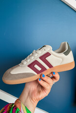 J.HOFFMAN'S Cloud Sneaker in Butter/ Wine