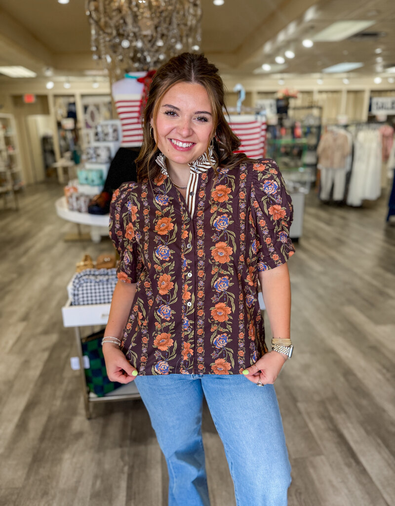 J.HOFFMAN'S Cash Top in Brown