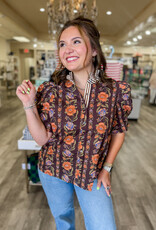 J.HOFFMAN'S Cash Top in Brown