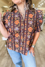 J.HOFFMAN'S Cash Top in Brown