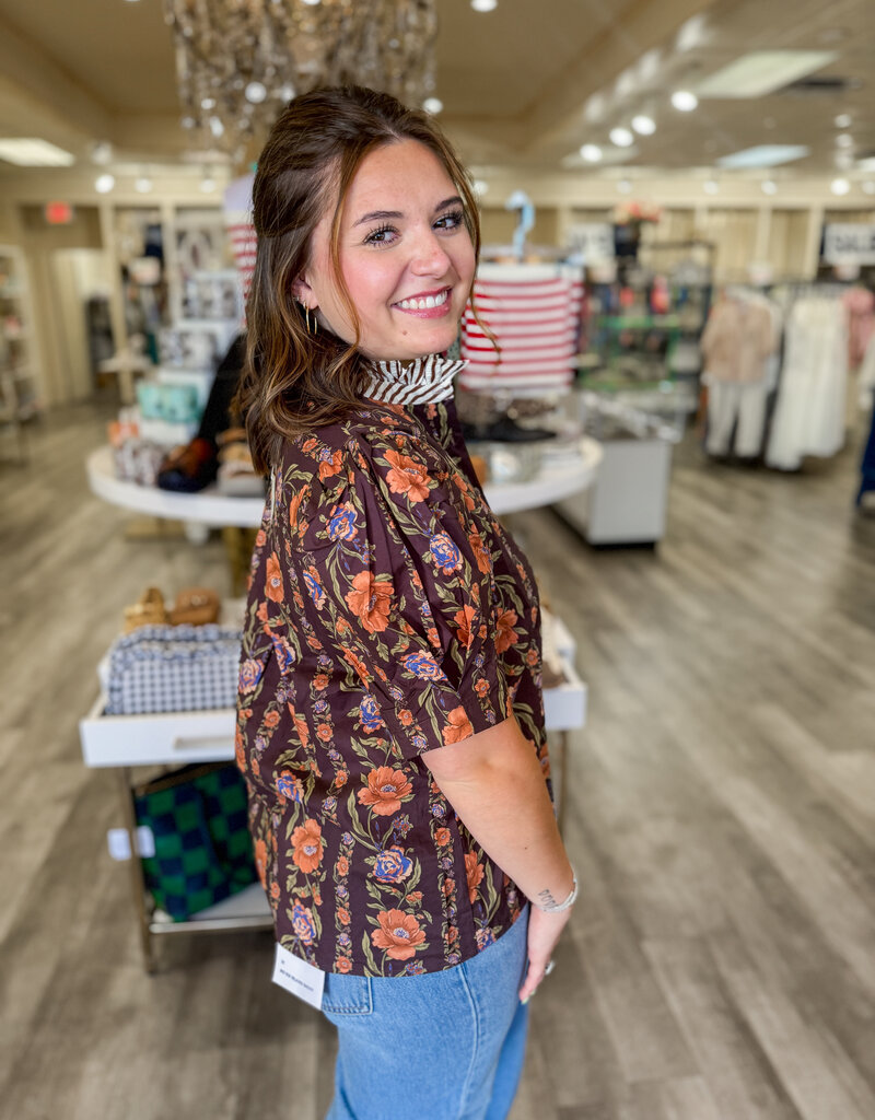 J.HOFFMAN'S Cash Top in Brown