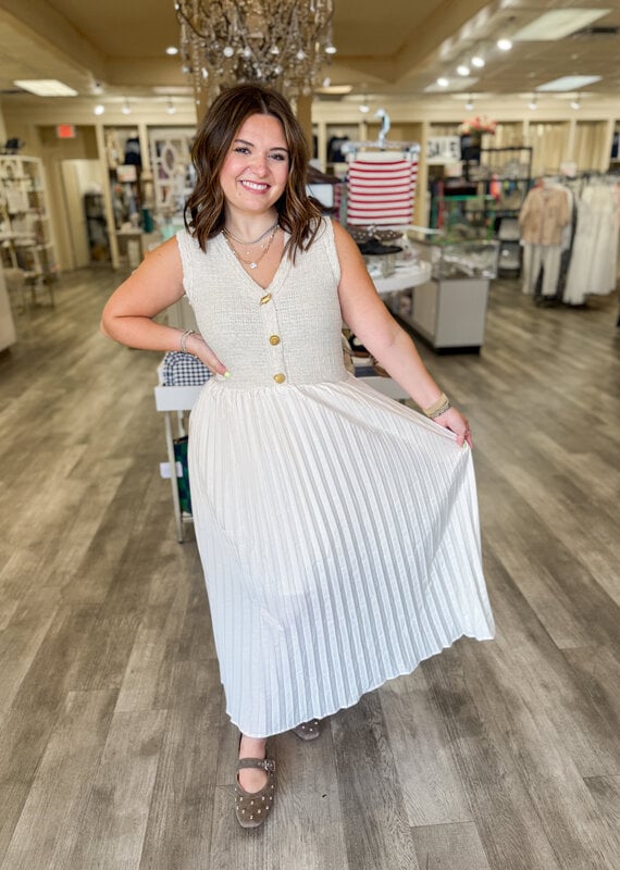 J.HOFFMAN'S Maverick Dress in Cream