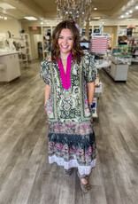 J.HOFFMAN'S Dani Dress in Green