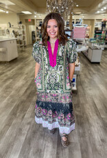 J.HOFFMAN'S Dani Dress in Green